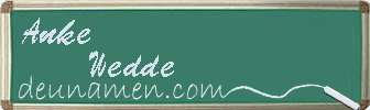 Anke Wedde Visitenkarte